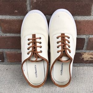 Cream shoes